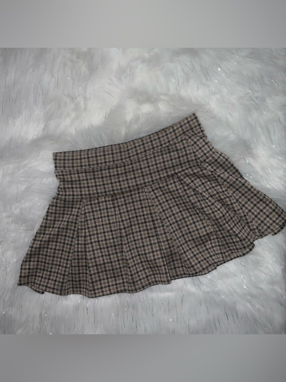 nwt plaid short skirt with inner shorts